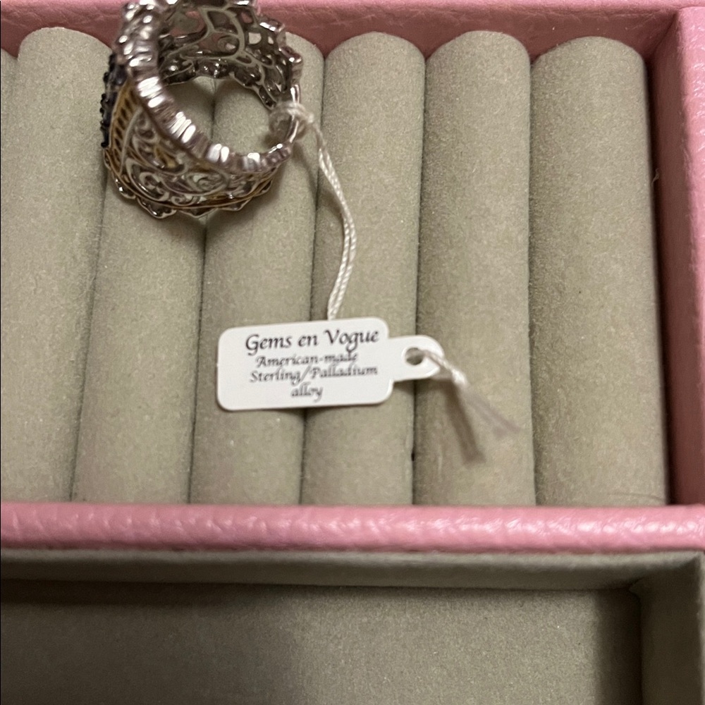 🎀💙🎀💙🎀NWT GEMS EN VOGUE CORSET & TANZANITE RING💙🎀💙🎀 - Picture 6 of 6